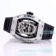 Replica Richard Mille RM 52-01 Silver Pirate Diamond Skull Dial Black Rubber Watch (4)_th.jpg